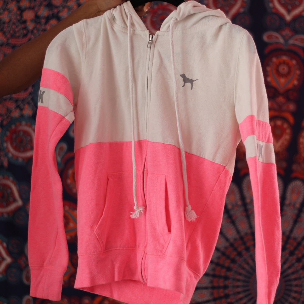 PINK Full-Zip & T-shirt Bundle